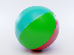 beach ball Modèle 3D