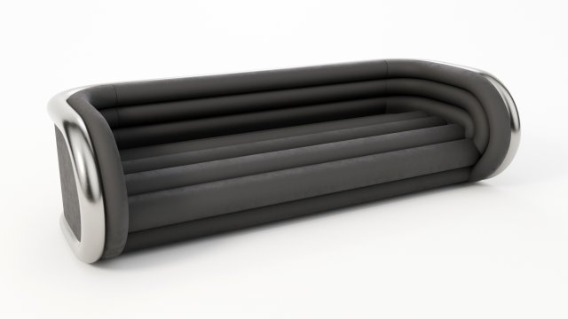 tube sofa Model 3D .c4d .max .obj .3ds .fbx .stl .blend 
