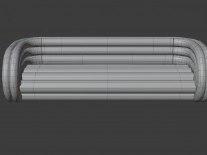 tube sofa Model 3D