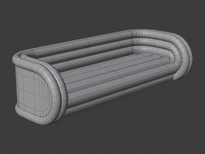 tube sofa Model 3D