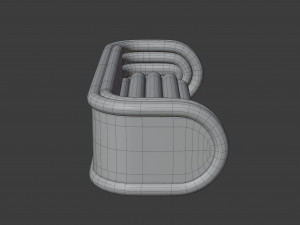 tube sofa Model 3D