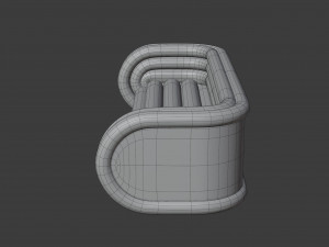 tube sofa Model 3D