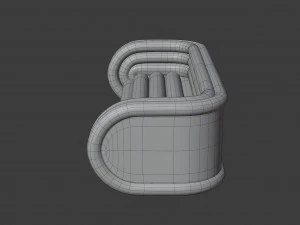 tube sofa 3D Model