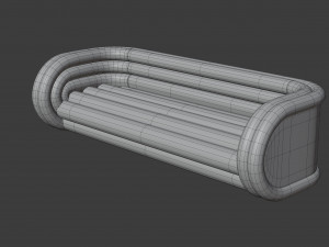 tube sofa Model 3D