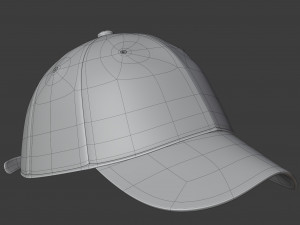 baseball cap Modelo 3D
