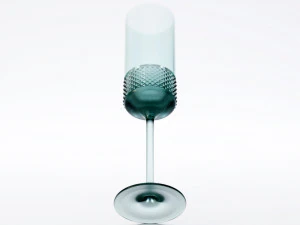 diamond point champagne flutes 3D Model