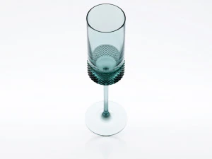 diamond point champagne flutes 3D Model