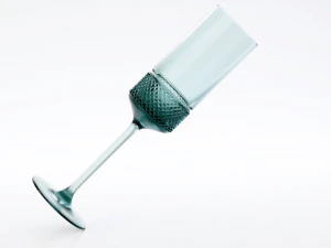 diamond point champagne flutes 3D Model