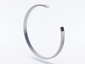 diamond point cuff 3D-Modell