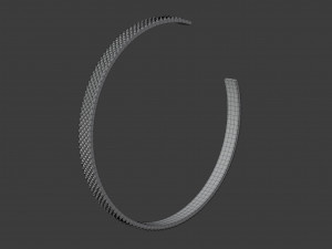 diamond point cuff 3D-Modell