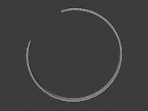diamond point cuff 3D-Modell