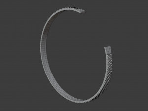 diamond point cuff 3D-Modell