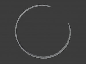 diamond point cuff 3D-Modell