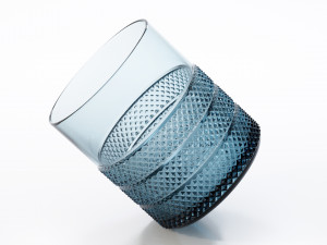 diamond point old fashioned glass 3D Модель