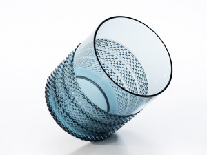 diamond point old fashioned glass 3D Модель