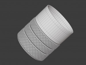 diamond point old fashioned glass 3D Модель