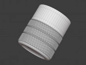 diamond point old fashioned glass 3D Model