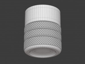diamond point old fashioned glass 3D Модель