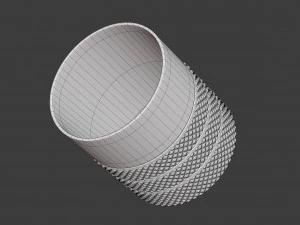 diamond point old fashioned glass 3D Model