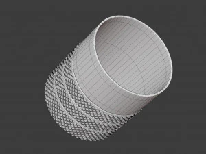 diamond point old fashioned glass 3D Model