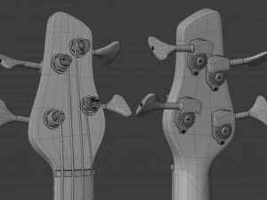 mb-2 fretless bass 3D Model
