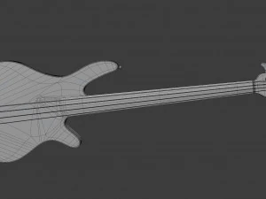 mb-2 fretless bass 3D Model