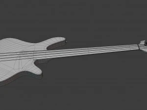 mb-2 fretless bass 3D Model