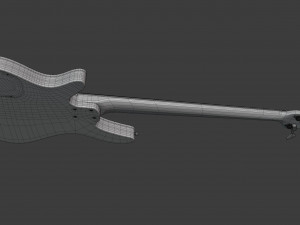 mb-2 fretless bass 3D Модель