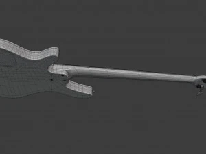 mb-2 fretless bass 3D Model