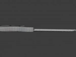 mb-2 fretless bass 3D Model