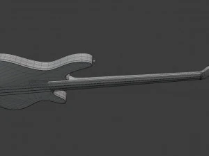 mb-2 fretless bass 3D Model