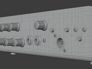 aguilar tone hammer 500 bass head 3D Model