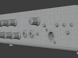 aguilar tone hammer 500 bass head 3D Model