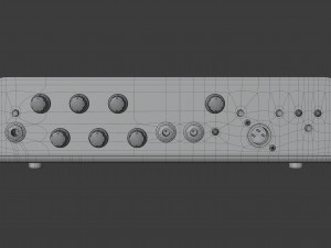 aguilar tone hammer 500 bass head 3D Model
