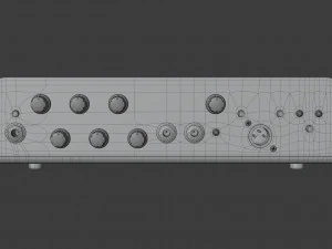 aguilar tone hammer 500 bass head 3D Model