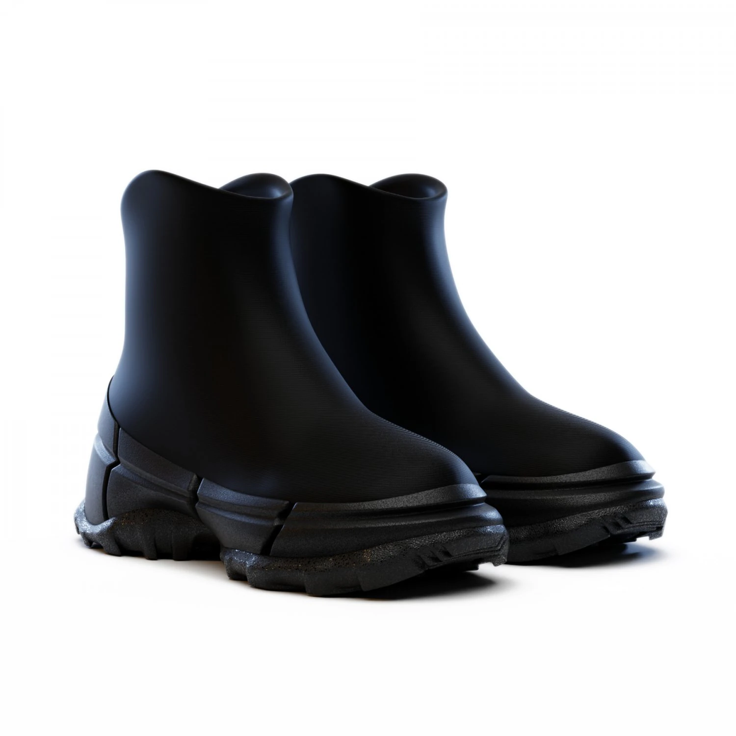 hiking boots 3D Model .c4d .max .obj .3ds .fbx .stl .blend 