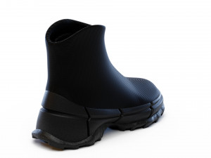hiking boots 3D 模型