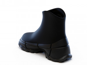 hiking boots 3D 模型