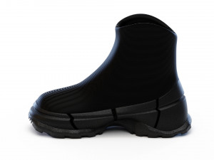 hiking boots 3D 模型
