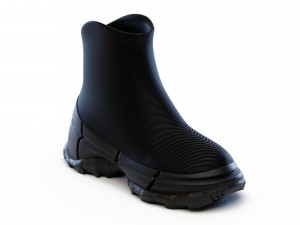 hiking boots 3D 模型