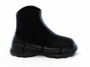 hiking boots 3D 模型