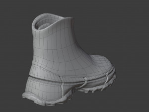 hiking boots 3D 模型