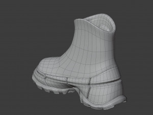 hiking boots 3D 模型