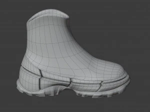 hiking boots 3D Model