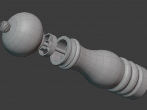 pepper mill 3D Model