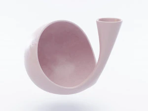 абстрактна ваза 2 3D Модель