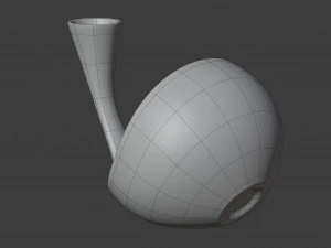 абстрактна ваза 2 3D Модель