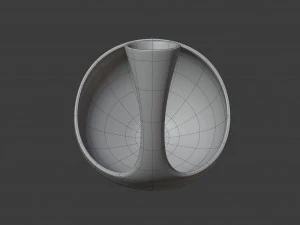 абстрактна ваза 2 3D Модель