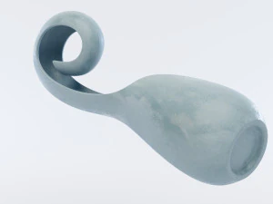abstract vase 3 3D Model