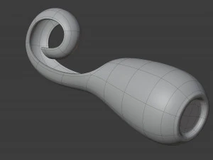 abstract vase 3 3D Model